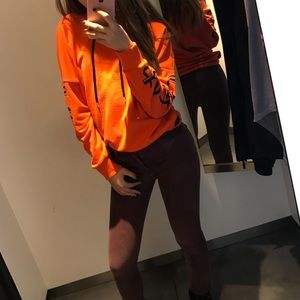 hoodie / Orange / h&m
